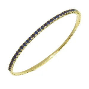 Flexi Sapphire Bangle Bracelet